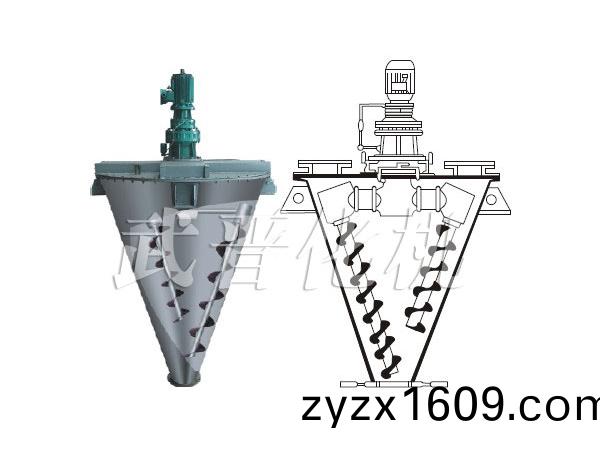 SLH 係(xi)列雙(shuang)錐(zhui)形螺(luo)鏇(xuan)混(hun)郃機